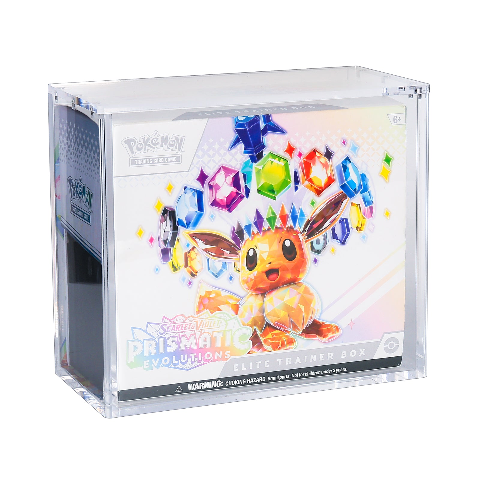 5mm dickes Acryl Case mit Magnetverschluss für Pokémon TTB & ETB